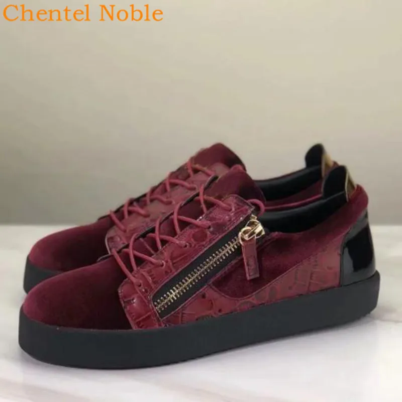 Брендовые мужские туфли Chentel Noble из флока повседневная Вечерние