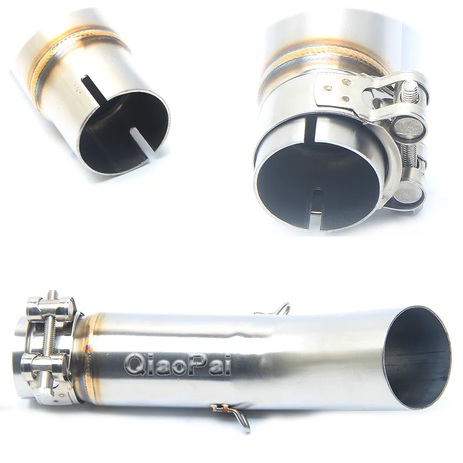 Средний глушитель выхлопной трубы мотоцикла 51 мм зажим пружина слипоны