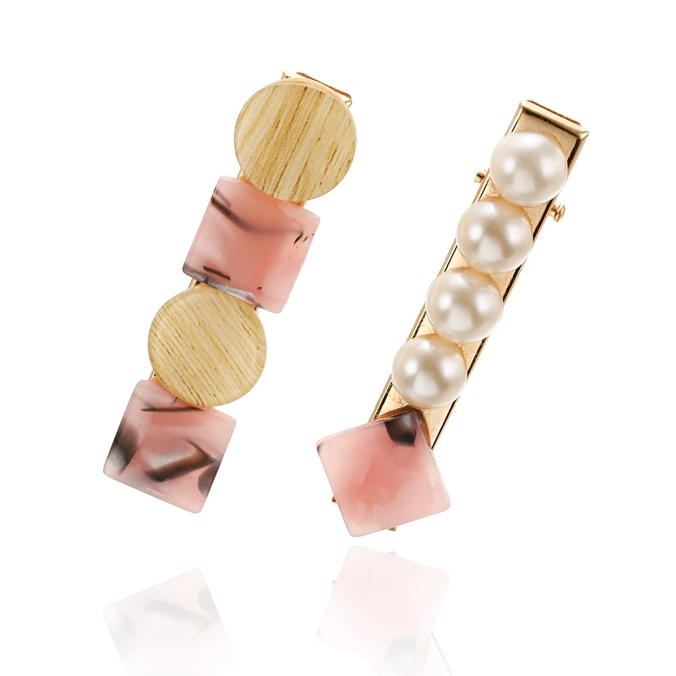 Подходящая правая жемчужная заколка для волос заколки стильные украшения краба