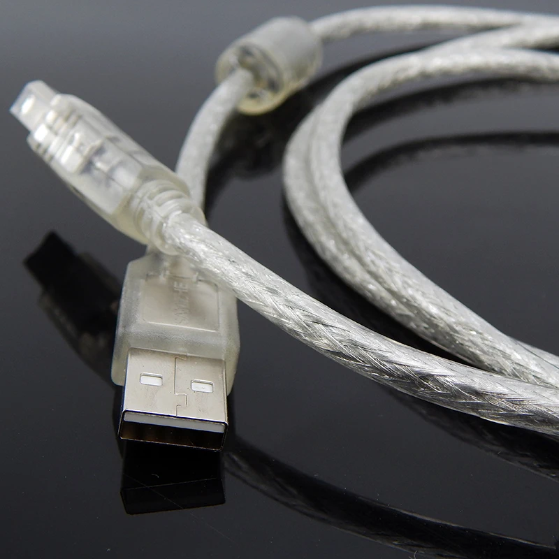 Hifi USB кабель декодер усилитель высокоскоростной тип A к type B Hifi кабель для передачи данных для DAC два магнитные кольца экранирование