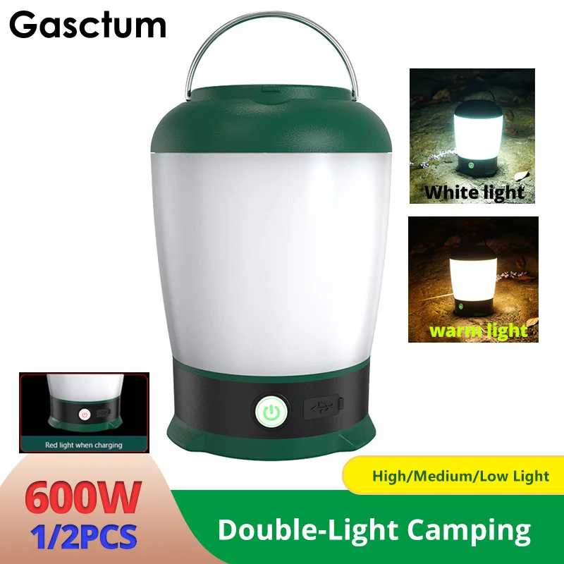 1/2 шт. фонарь для кемпинга 600 Вт | - Цена: 1463.58