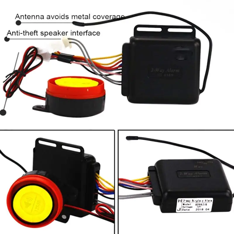 

For All Motorcycle one-way Alarm System Remote Control Vibration Alarm Anti-theft Protection Motorcycle Scooter Safety