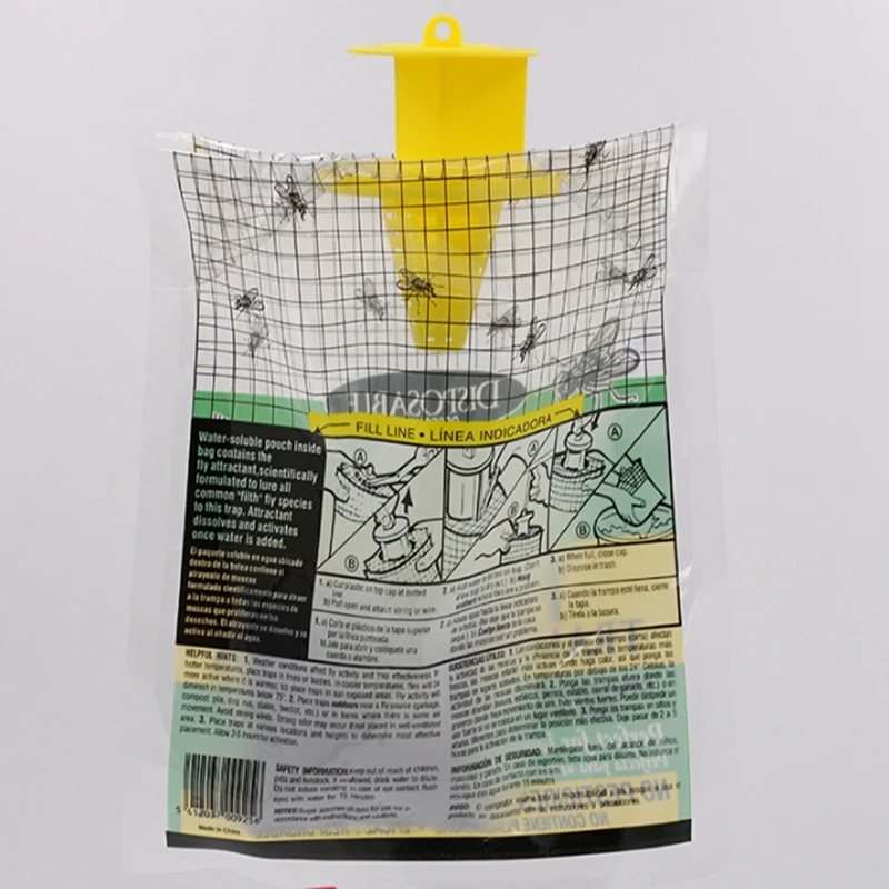 

Useful Anti FlyTrap Hanging fly attracting bag Attractant Outdoor Home Garden Pest Catcher Products Disposable Hanging Bait Bag
