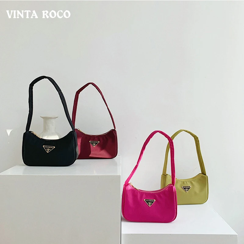 Винтажная модная дизайнерская Водонепроницаемая нейлоновая сумка в стиле ретро