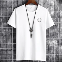 2021 fitness black o neck man t shirt for male oversized s 6xl new men t shirts newest t shirt for men clothing anime goth punk