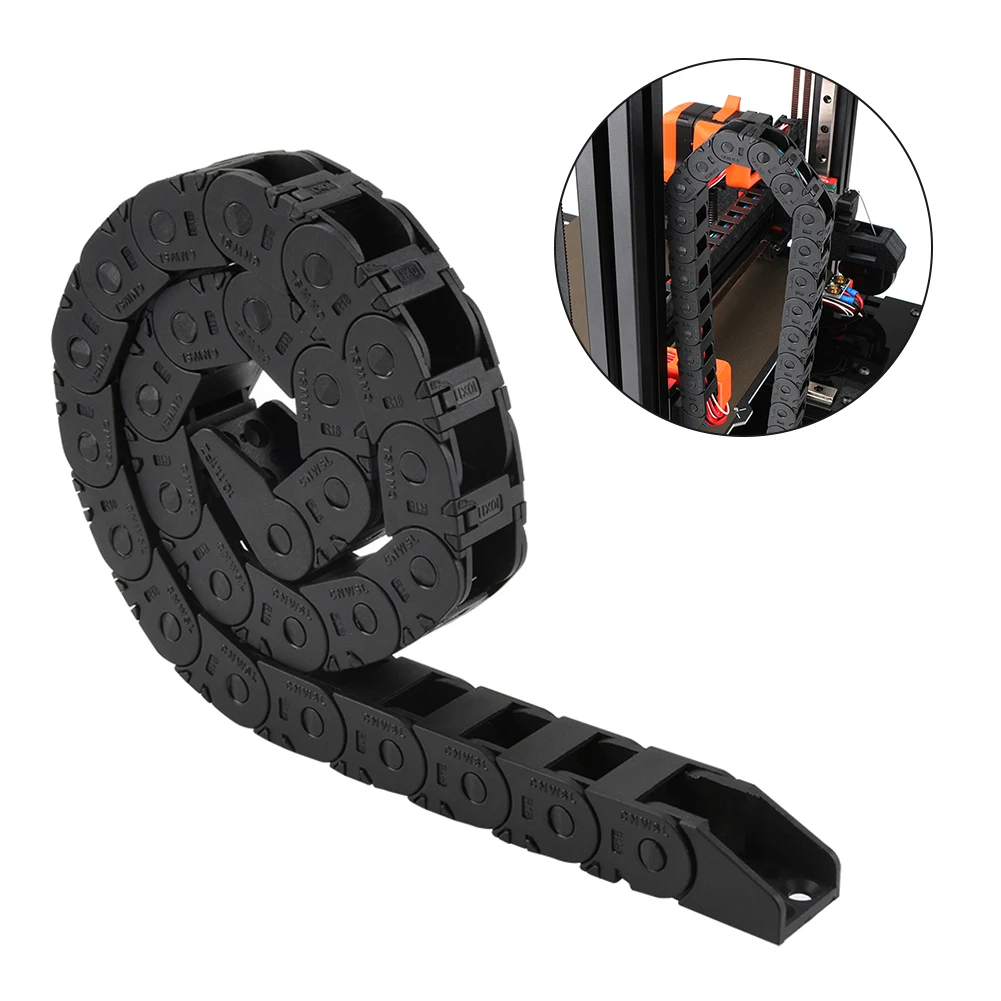 

3pcs Universal 3D Printer Open Drag Chain for VORON Switchwire Cable Wire Carrier Machine 3D Printer Parts Accessories Kit