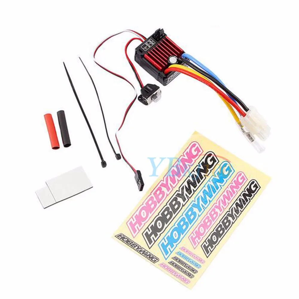 

Оригинальный водонепроницаемый электронный контроллер скорости HobbyWing quirun 1060 60A с эффектом потертости ESC для радиоуправляемого автомобиля 1:...