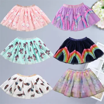 

Летние Suquins/Многослойные юбки-пачки для маленьких девочек; детское бальное платье; милая детская юбка; сетчатая юбка принцессы для девочек; ...