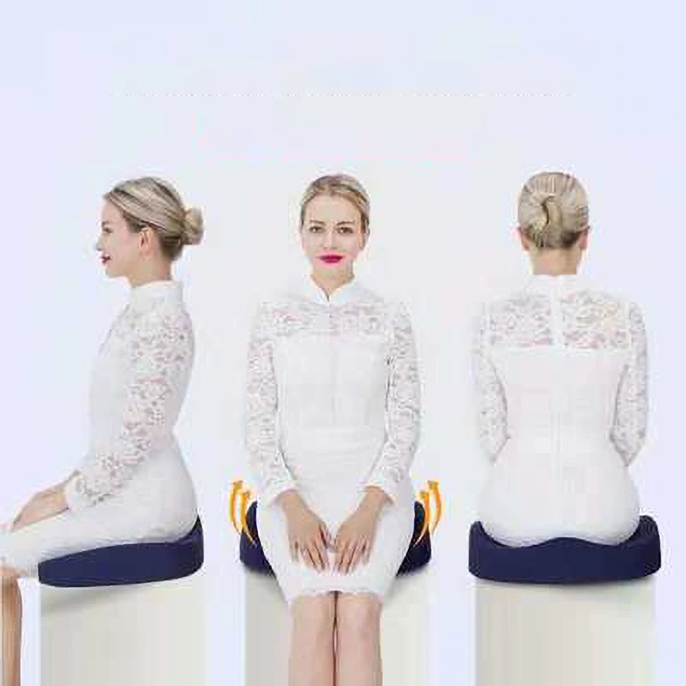 Нескользящая Ортопедическая подушка на сиденье из пены с эффектом памяти для