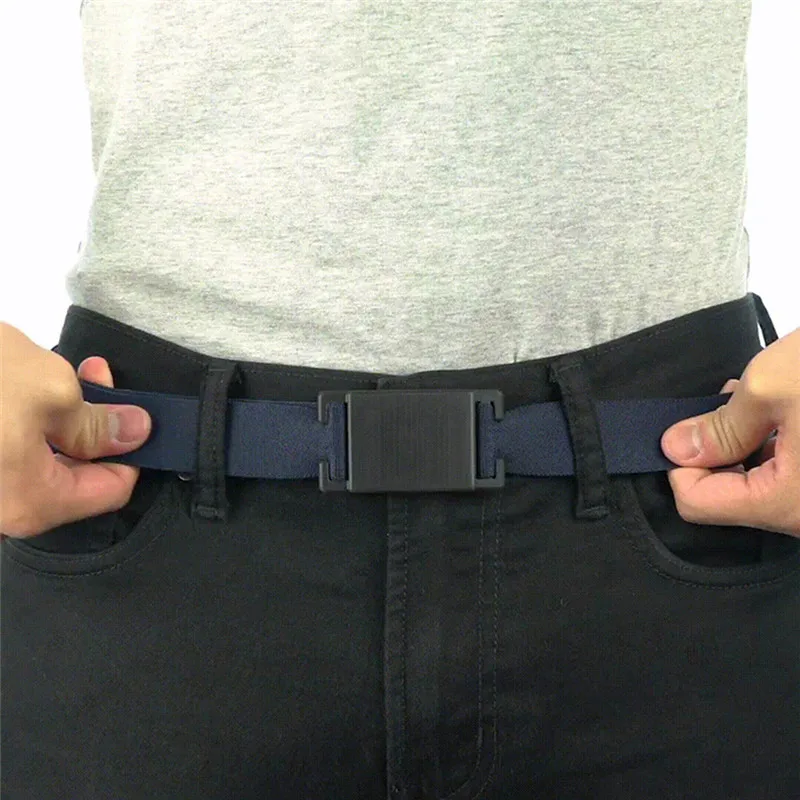 Ремень с автоматической пряжкой для мужчин и женщин деловой пояс штанов