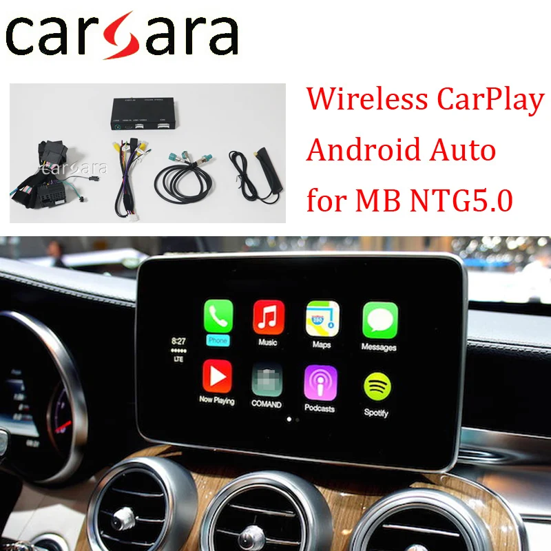 Merce des беспроводной CarPlay модуль консоль черный ящик Decorder для CLA GLA B C E GLE GLK SLK G класс