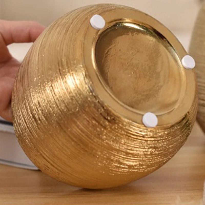 

2Pcs Ceramic Flower Pot,Round Flower Vase Succulent Pot,Ceramic Brushed Fleshy Round Flower Pot Vase Flower