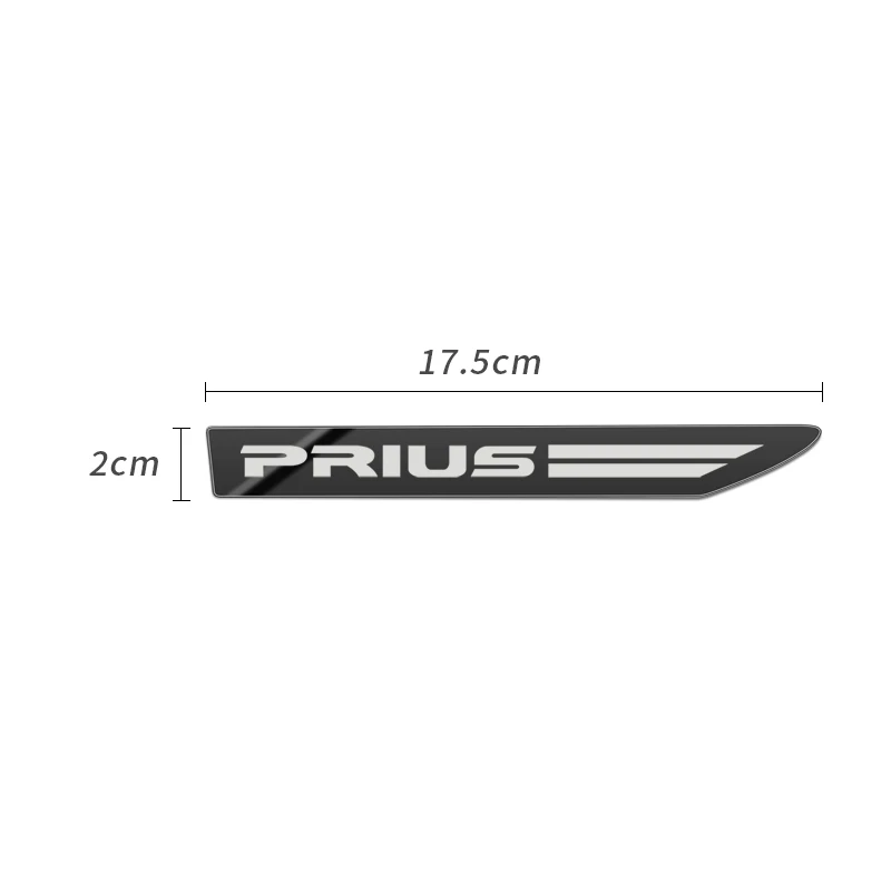 2 шт. из нержавеющей стали боковое крыло значок эмблема для Toyota Prius аксессуары