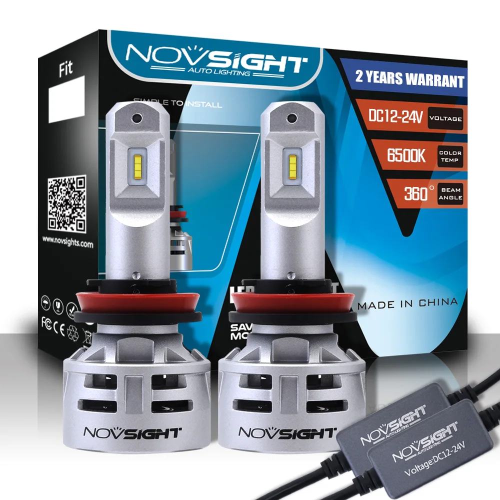 

White Headlight Light DC 12V-24V Heat dissipation structure design NOVSIGHT