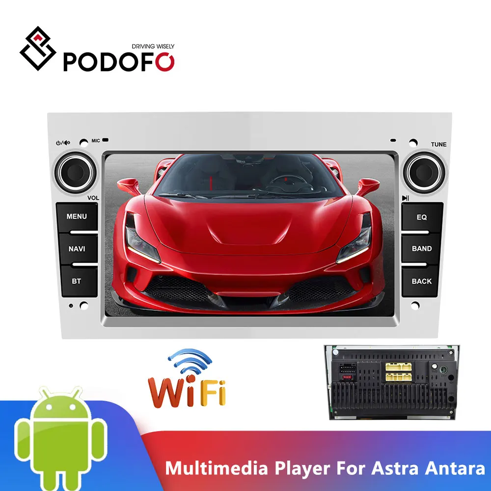 Автомагнитола Podofo на Android мультимедийный плеер для Astra Antara Vectra Corsa Zafira Meriva vivara Vivaro