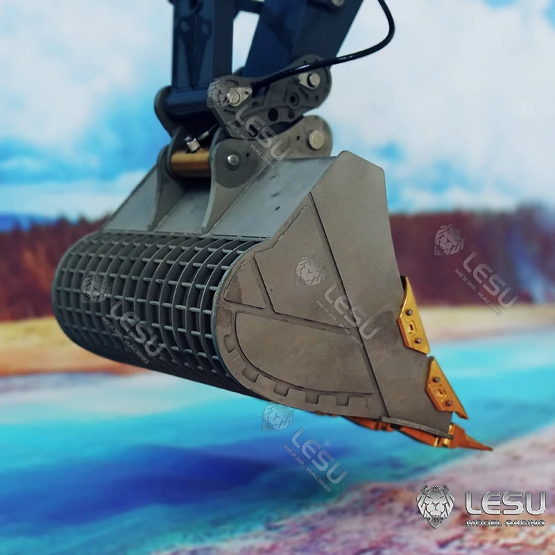 Лопата металлическая для гидравлического экскаватора 1/14 LESU RC Carter C374 | Игрушки и