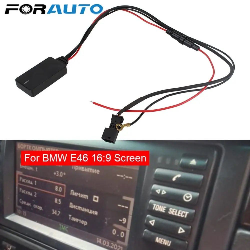 Car Electronics Accessories Car Bluetooth Module AUX IN Audio Radio Adapter For BMW BM54 E39 E46 E38 E53 X5 3-pin