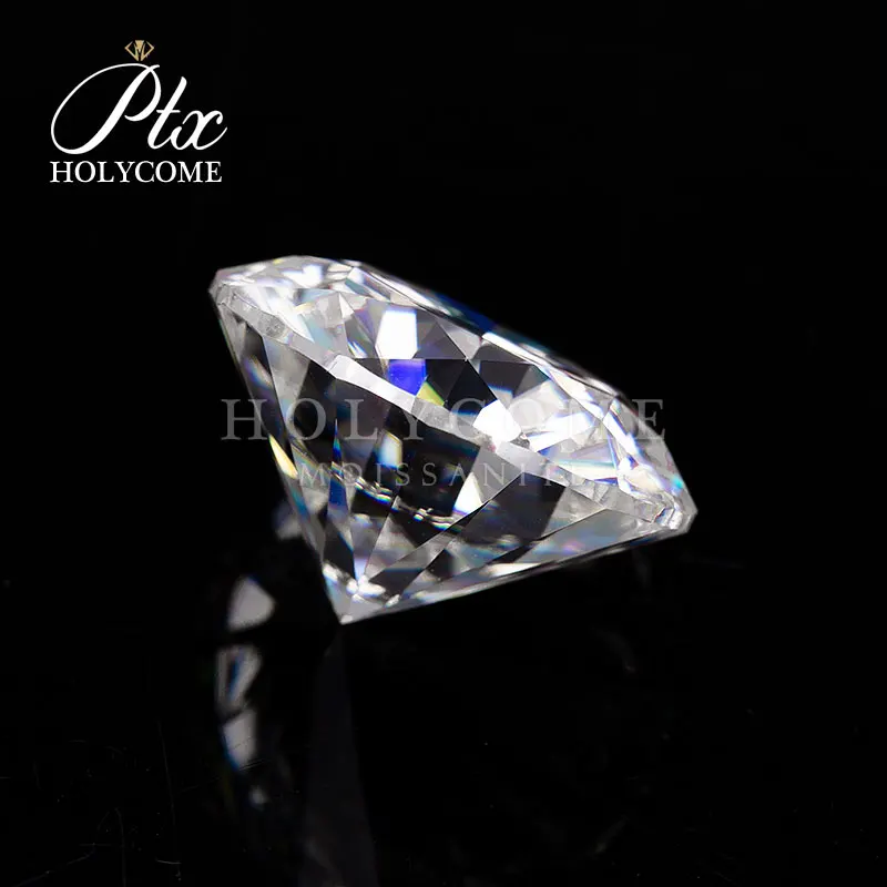 Отличный D цветов на выбор оптовая продажа около бесцветный 6 5 мм 1ct Муассанит