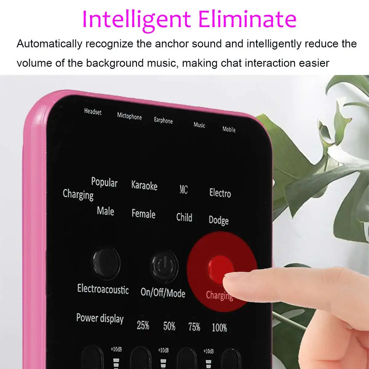 Живой звук со встроенной аудио картой внешний USB Bluetooth гарнитуры микрофон громкой