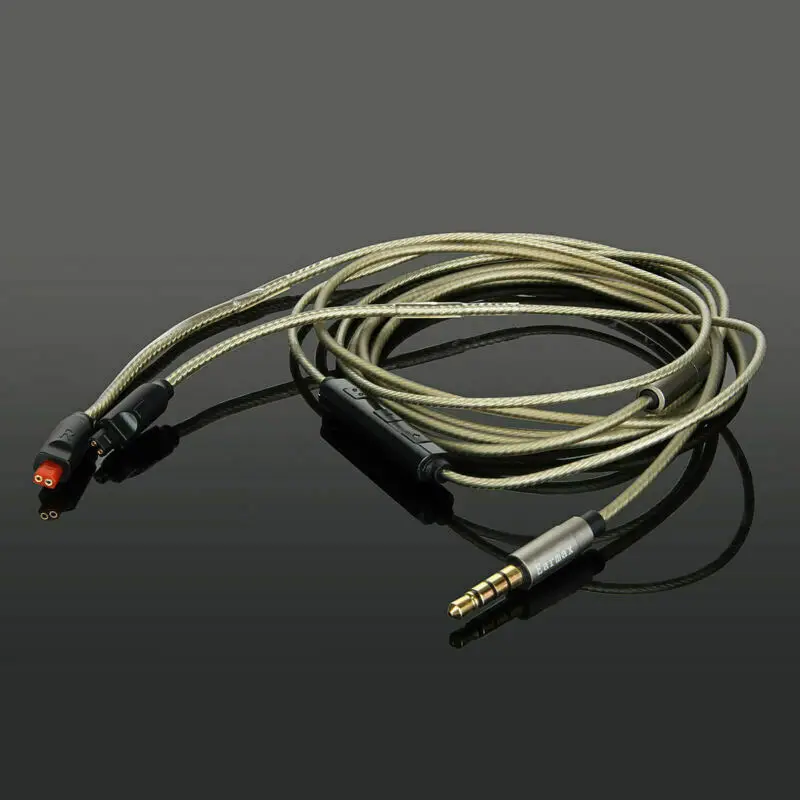 

Replacement Audio Silver Cable ATH-IM50 IM70 Remote Mic For Audio Technica