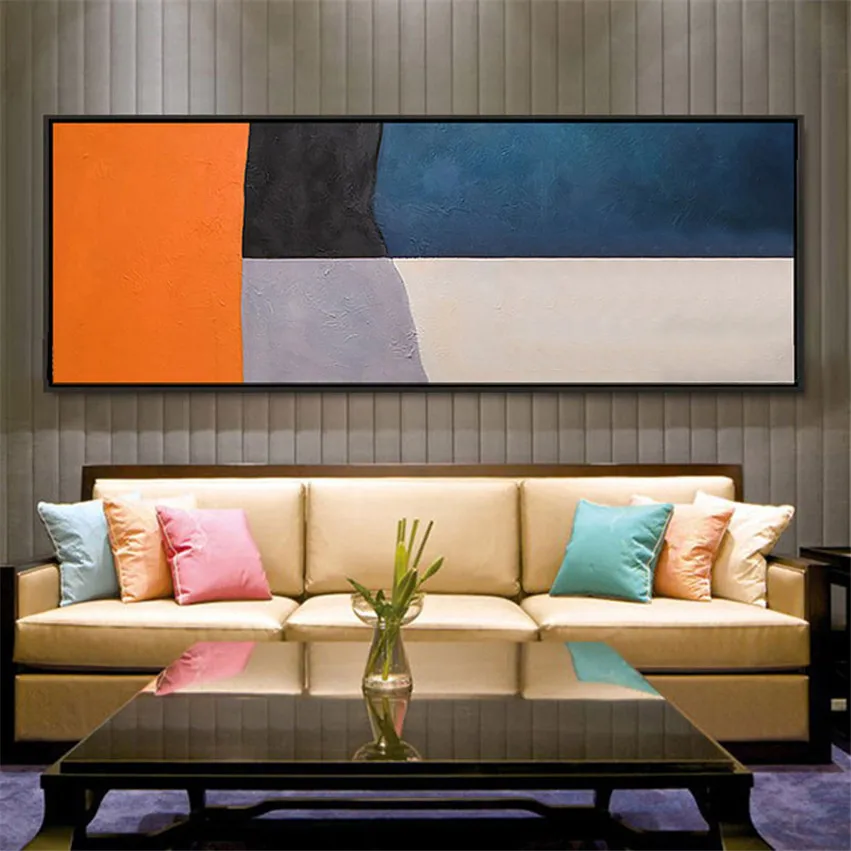 

Large Size 100% Handpainted Morden Abstract Oil Painting On Canvas Art Wall Pictures For Live Room Home Decoration