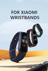 Простой дизайн, ТПУТПЭ браслет, умный Браслет, многоцветный сменный беспроводной ремешок для смартфона Xiaomi, умные часы MIband 5