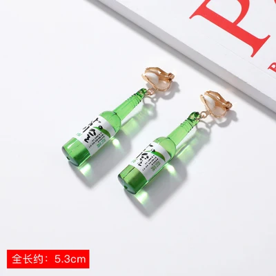 JIOFREE Новые корейские геометрические длинные Клипсы Серьги без пирсинга для женщин OL стиль сладкий подарок ювелирных изделий партии