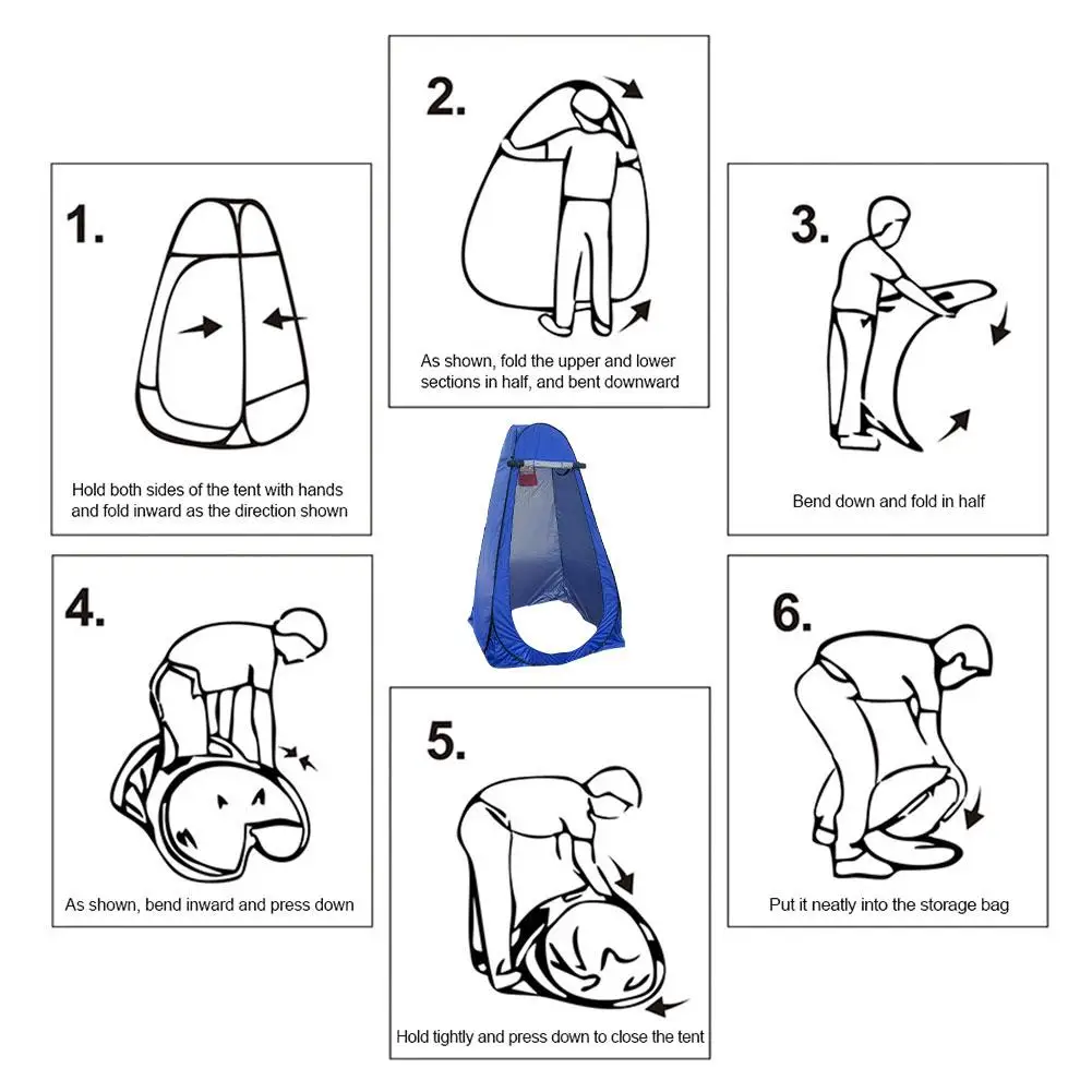 Горячая распродажа Открытый Портативный душ тент Pop Up Pod конфиде комнаты легко