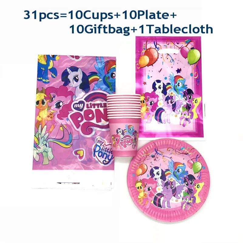 

31 шт., детские салфетки «Мой маленький пони»