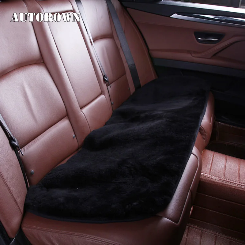 AUTOROWN Накидки из искусственного меха на заднее сиденье автомобиля 1 шт. На