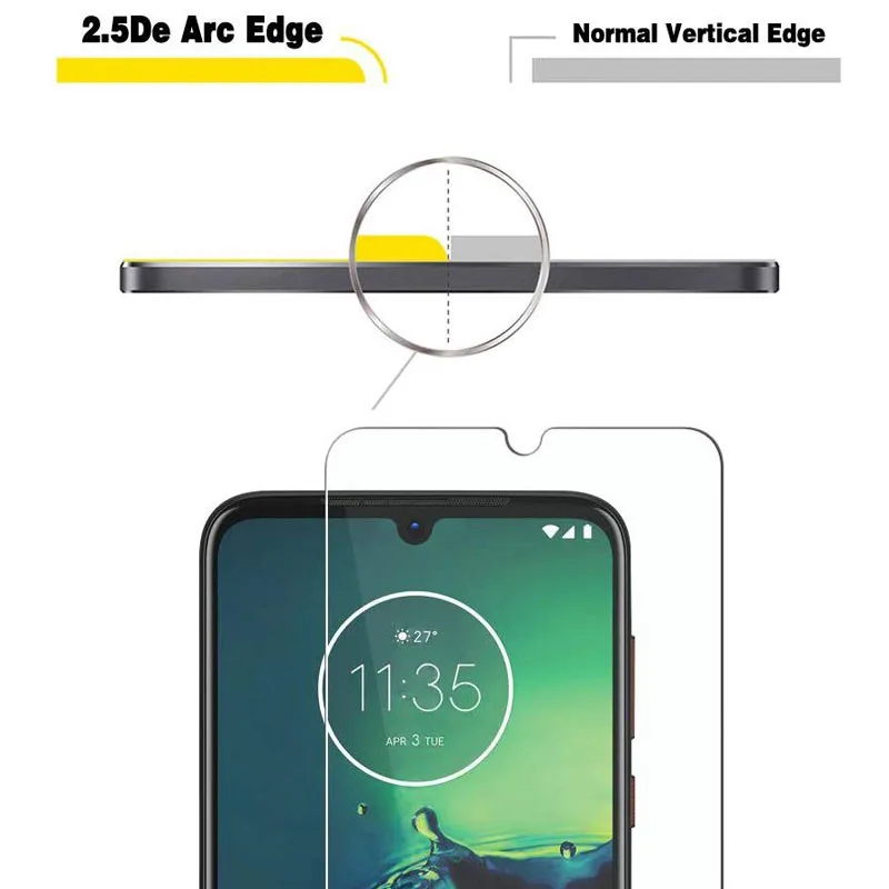 Закаленное стекло для Motorola Moto G8 Plus защитное протектор экрана Play|Защитные стёкла и