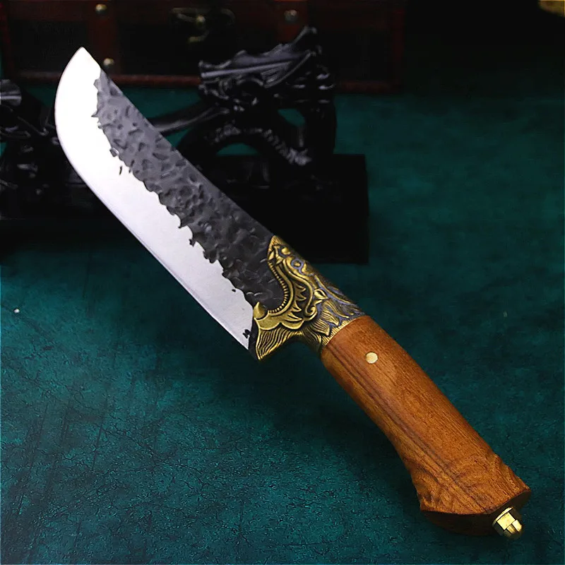 Кухонный нож Longquan ручной ковки набор кухонных ножей работы с призраком острый