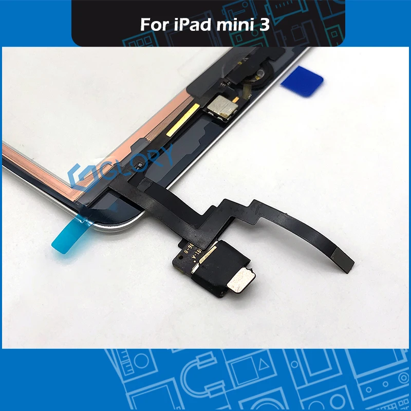 Новая сенсорная панель A1599 A1600 для iPad Mini 3 дигитайзер сенсорный экран Переднее