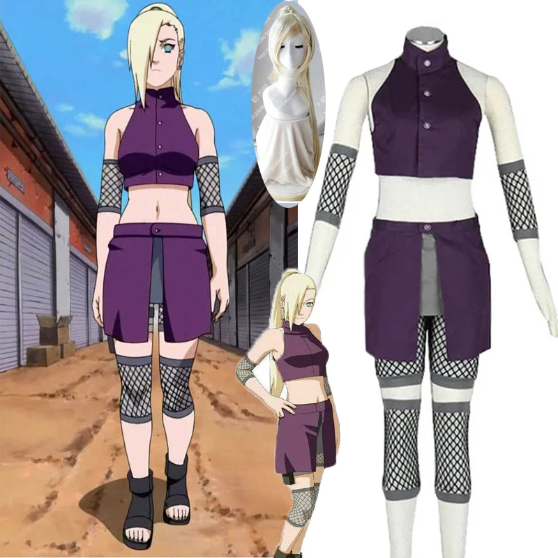 Аниме шипудэн Яманака Ино Косплей костюмы костюм парик Хэллоуин вечерние НКА