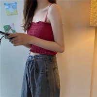 shoulder strap can be detached short tank top with sling tube women summer sexy off bustier white black corset crop top
