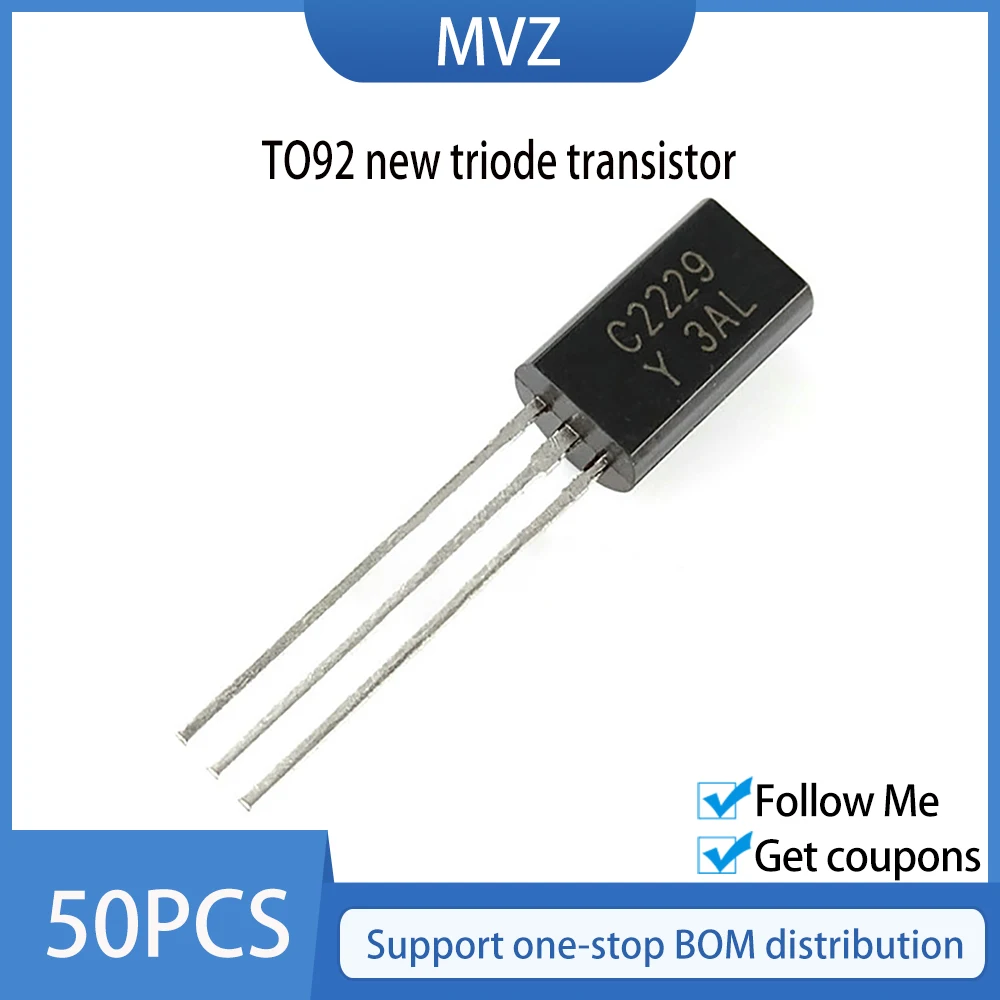 50 шт 2SC2229 TO-92L C2229 TO-92 низкочастотный транзистор | Электронные компоненты и