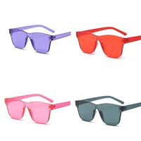 2021 new uv400 sun glasses fashion rectangle rimless women men sunglasses unisex retro luxury design eyewear