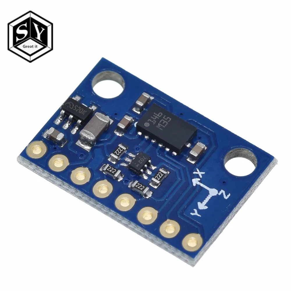 3 оси акселерометра и магнитометра 1 шт. | Электронные компоненты принадлежности