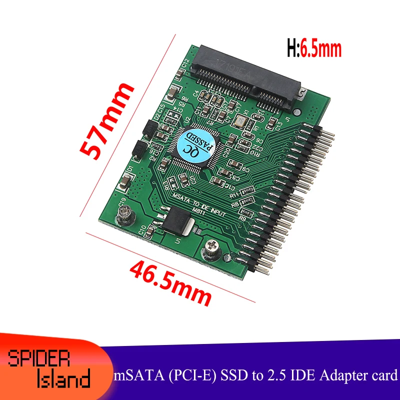 MSATA (PCI E) SSD до 2 5 IDE Mini SATA 44pin в дюйма адаптер карта|Компьютерные кабели и разъемы| |