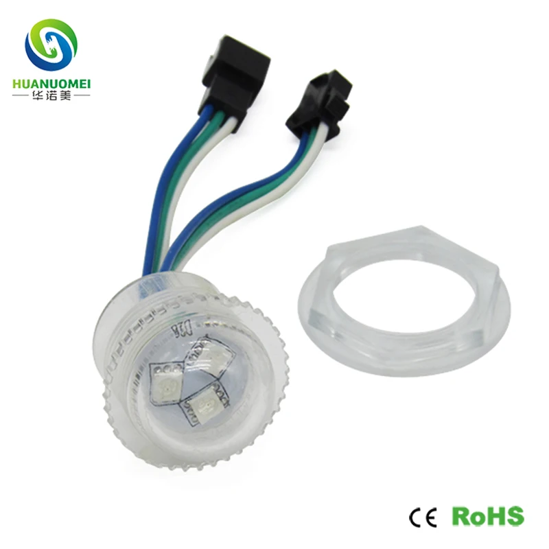 Пиксельный светодиодный модуль 12 В 26 мм 3 светодиода s WS2811 5050 SMD RGB адресный