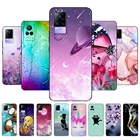 Чехол для vivo V21 для vivo V21e 4G, мягкий силиконовый чехол, задняя крышка, чехол для VIVO V21e чехол для телефона Vivo V21 4G, чехол-бампер для телефона