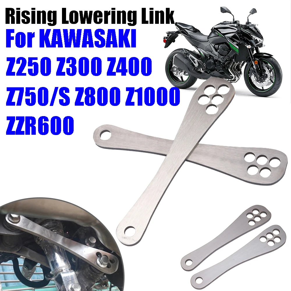 

Motorcycle Rear Suspension Lowering Link Rising Links For KAWASAKI Z250 Z300 Z400 Z750 S Z750S Z800 Z1000 ZZR600 Accessories
