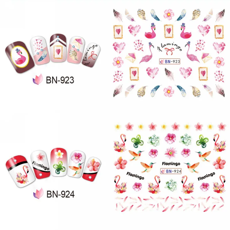 Фотообои/лист для дизайна ногтей Красота водная переводная наклейка слайдер