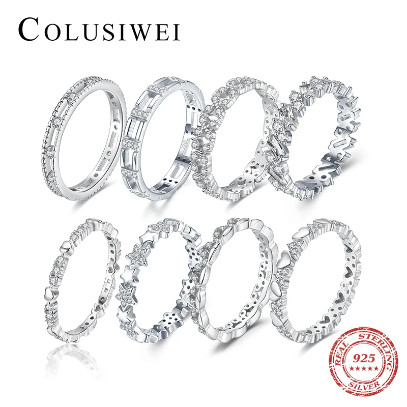 Кольцо женское из серебра 925 пробы с фианитами | Украшения и аксессуары