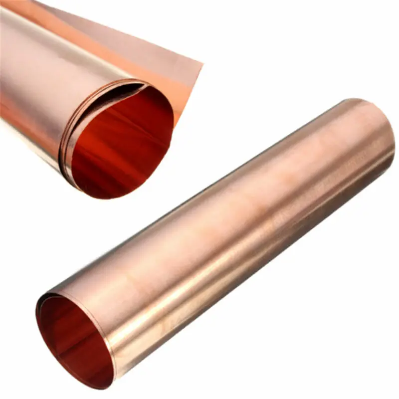 

1pcs new 99.9% pure copper copper metal plate aluminum foil plate 0.1 x 100 x 100-0.1x200x1000 mm for industrial supply