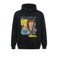 beavis and butthead hoodie cotton long sleeve awesome menshooded pullover fashion large size funny camisas hombre pullover