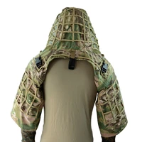 tactical ghillie suit multicam airsoft shooting camouflage sniper ghillie suit coat hunting woodland ripstop fabric coat suit