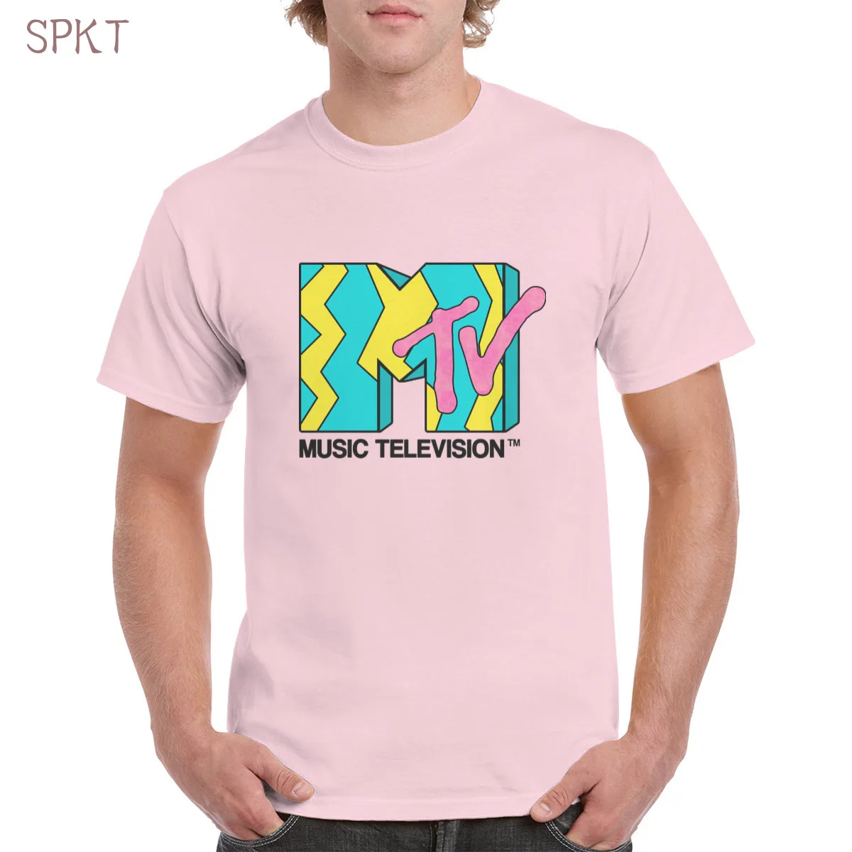 

Retro MTV - Video print t shirt 100% cotton the 80's MTV graphic men's tshirt gothic punk oversized casual women/men's T-Shirts
