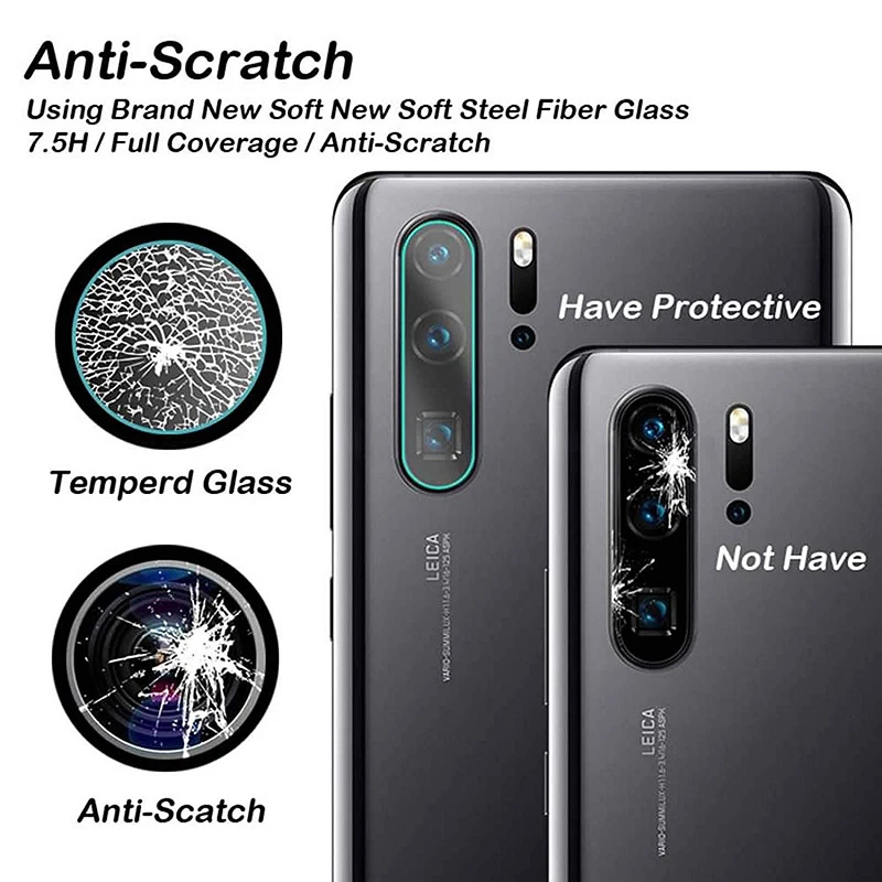 Защитная задняя крышка для экрана телефона huawei P30 Pro P20 Lite, закаленное стекло для камеры, Защитная пленка для huawei Y9 Y7 Prime