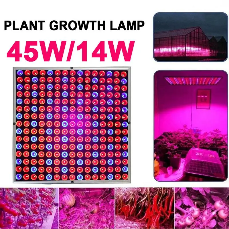 

Grow Light Panel Plant Lamp Led Grow Light Plants Growth Light Indoor Full Spectrum Vegetables Flower Energy Saving